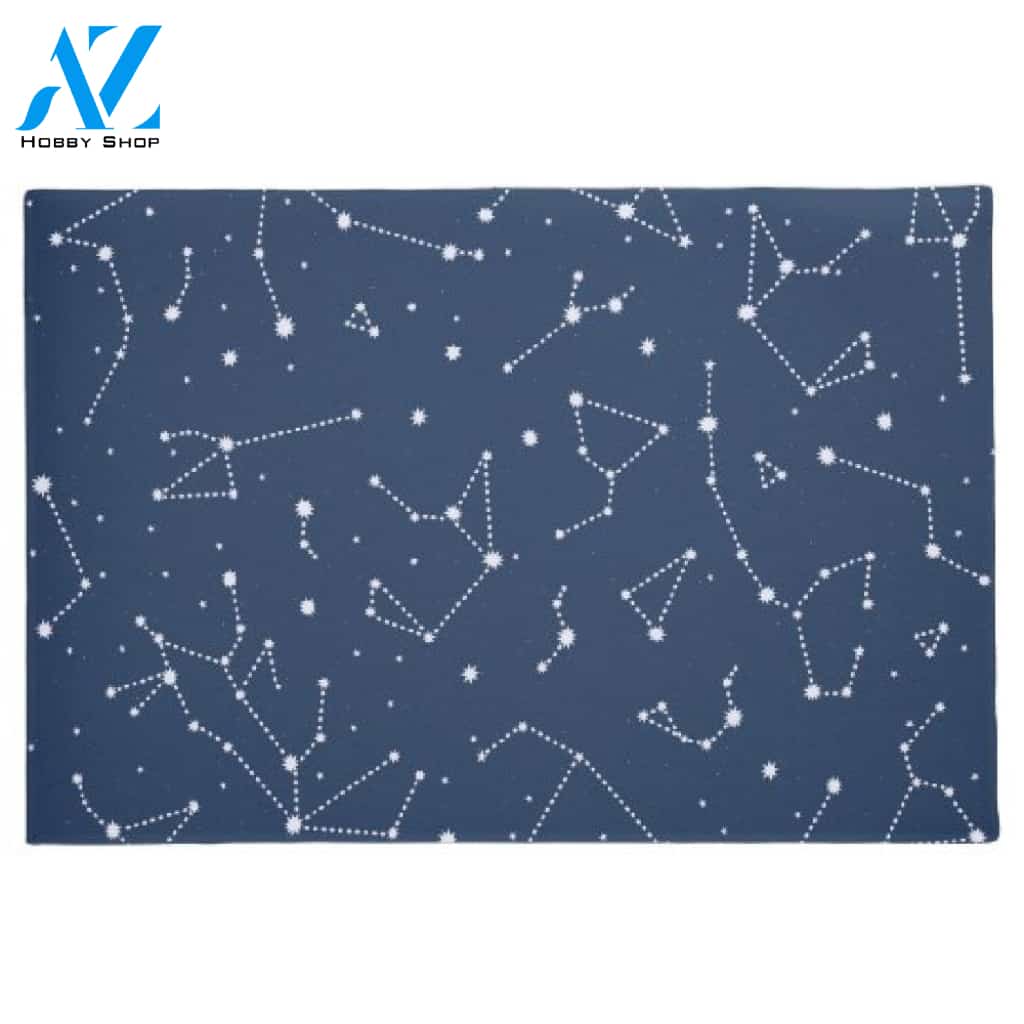 Constellations Zodiac Doormat Welcome Mat House Warming Gift Home Decor Funny Doormat Gift Idea