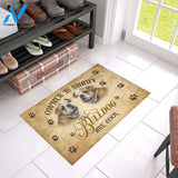 Cool Bulldog Easy Clean Welcome DoorMat | Felt And Rubber | 40x60 cm | 45x75 cm | 60x90 cm | Colorful | DO1377