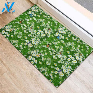 Cool Butterfly And Flower Doormat Butterfly Lover Gift Cute Doormat Welcome Mat House Warming Gift Home Decor Funny Doormat Gift Idea