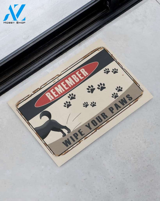 Cool Dog Wipe Your Paws Funny Indoor And Outdoor Doormat Gift For Dog Lovers Birthday Gift Decor Warm House Gift Welcome Mat
