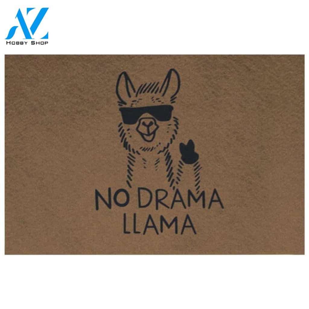 Cool Llama Cute Indoor and Outdoor Doormat Warm House Gift Welcome Mat Gift for Friend Family