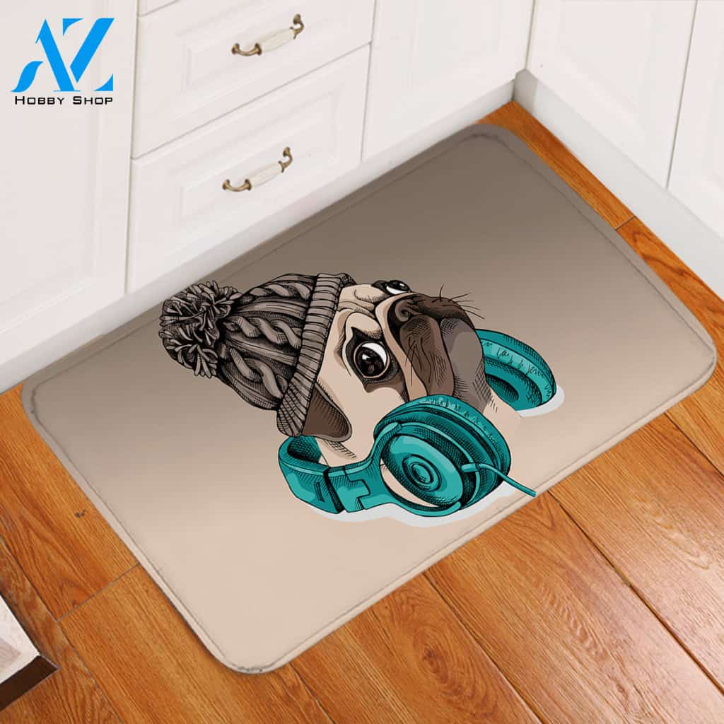 Cool Pug Door Mat