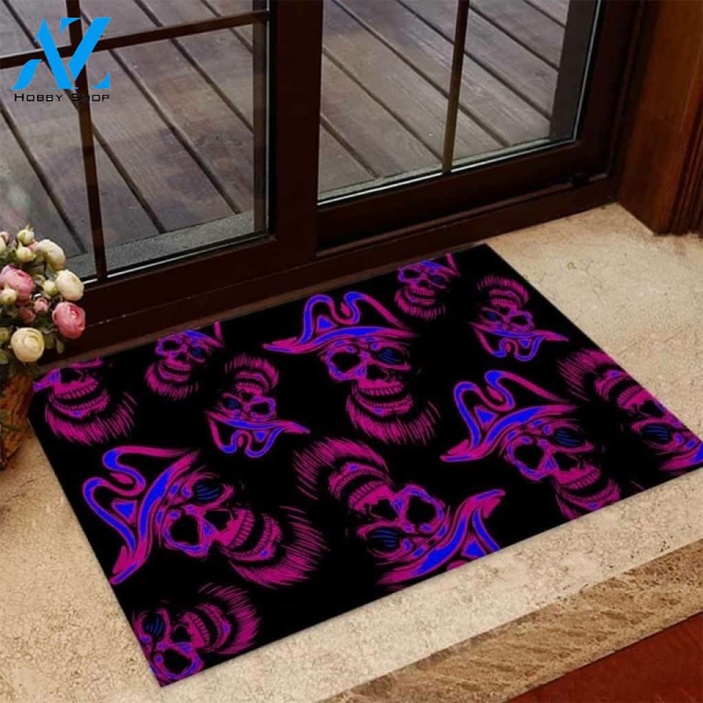 Cool Skull Pirate Doormat