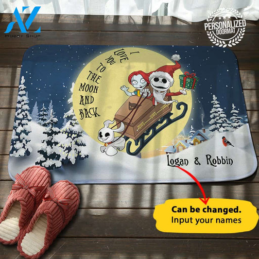 Coolest Christmas Personalized Name Doormat