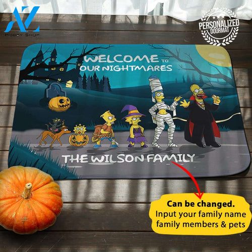 Coolest Halloween Personalized Doormat