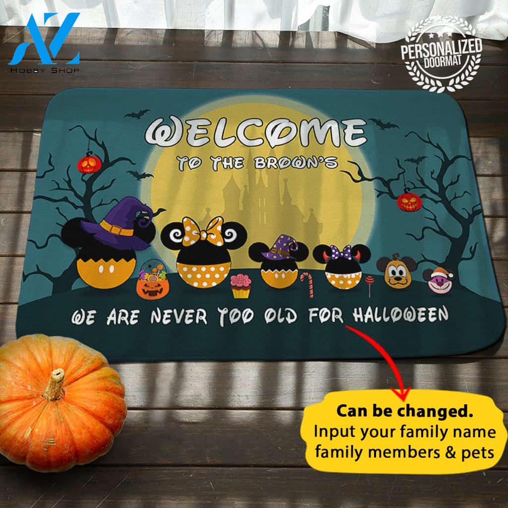 Coolest Halloween Personalized Doormat