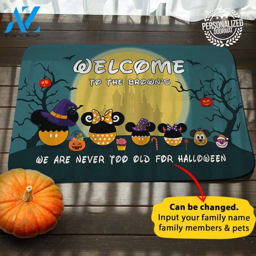 Coolest Halloween Personalized Doormat