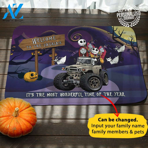 Coolest Halloween Personalized Doormat