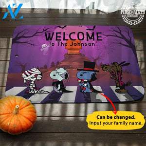 Coolest Halloween Personalized Doormat