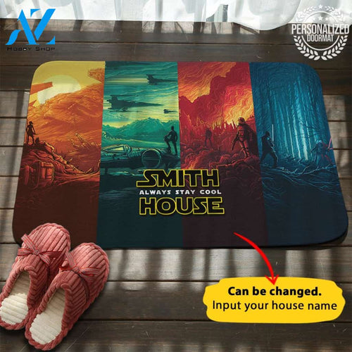 Coolest Personalized House Name Doormat