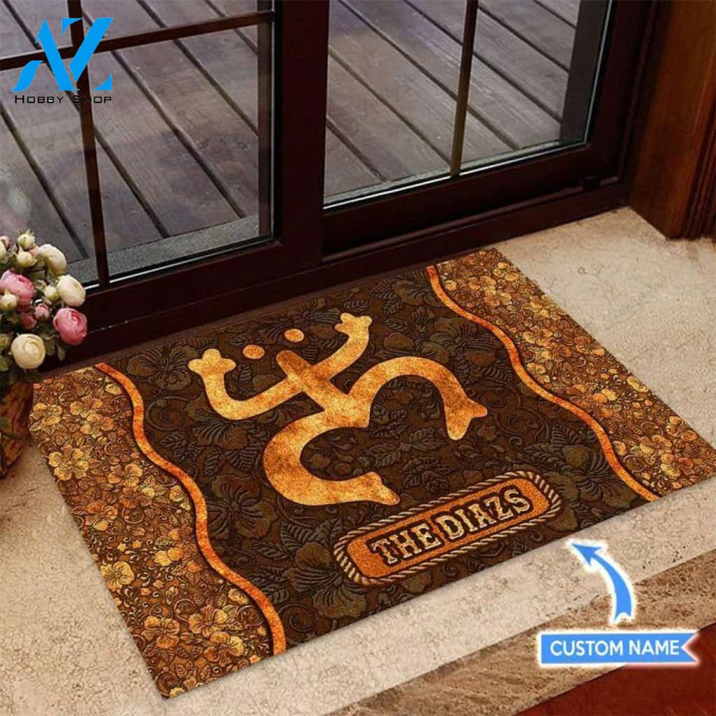 Coqui Frog Unique Brown Custom Doormat