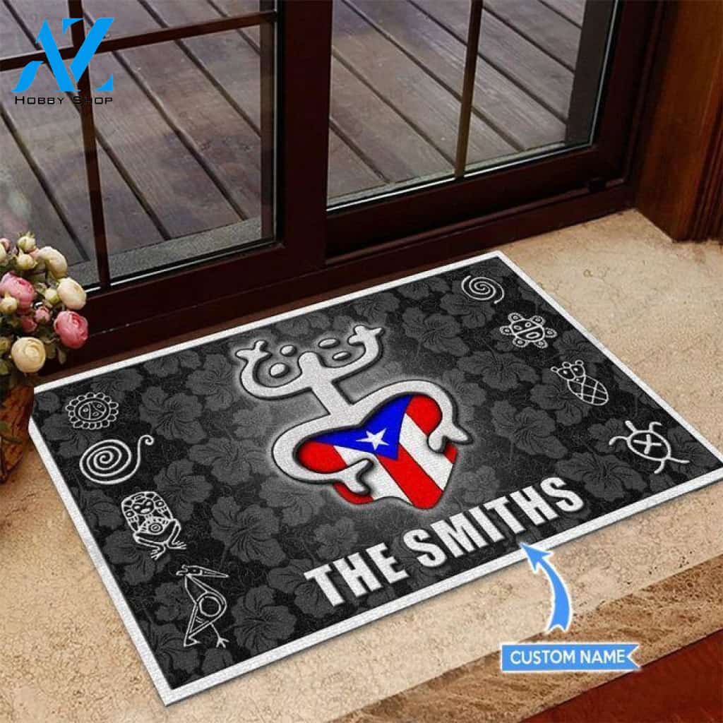 Coqui Taino Puerto Rico Custom Doormat | Welcome Mat | House Warming Gift