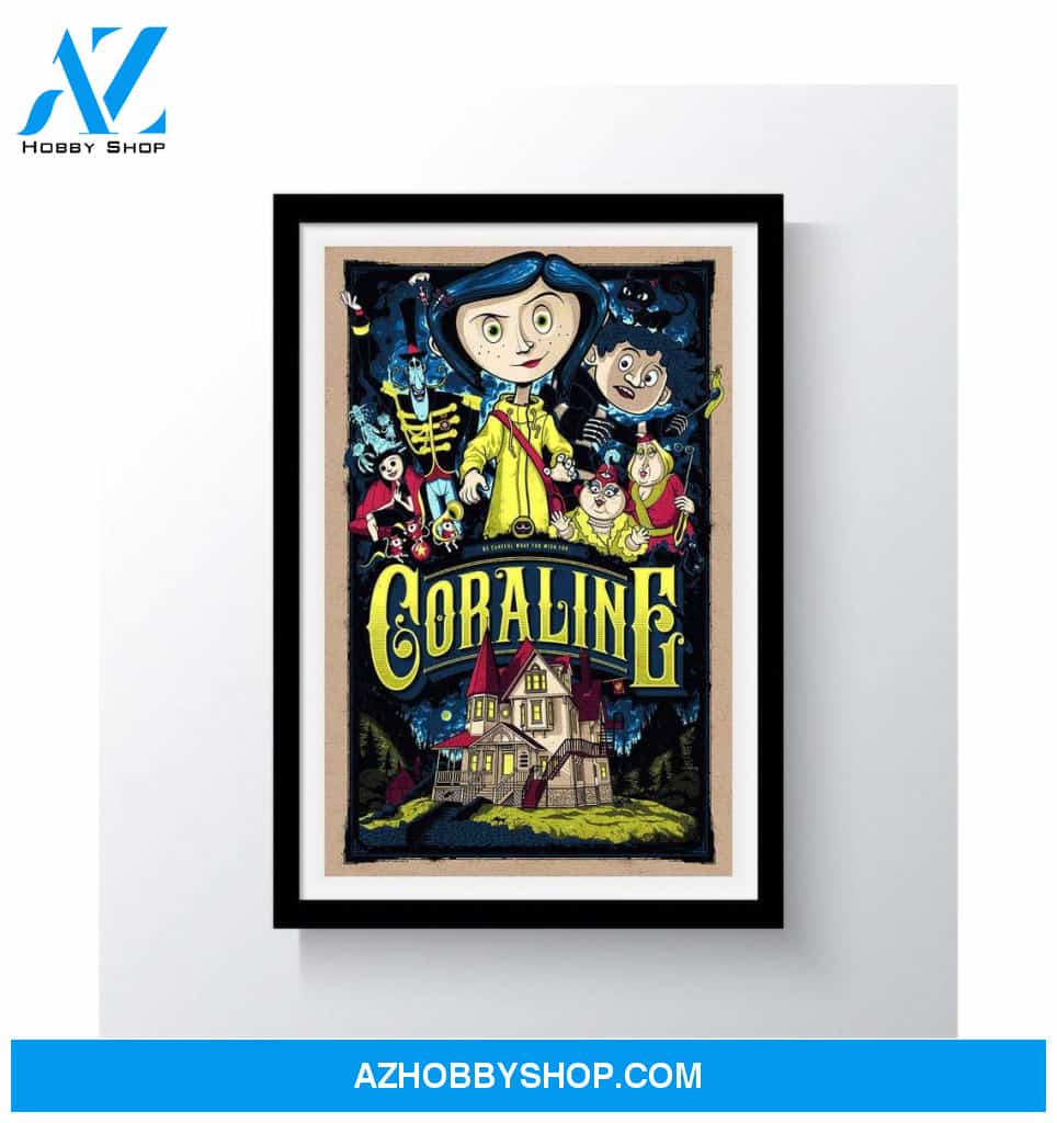Coraline Canvas And Poster, Wall Decor Visual Art