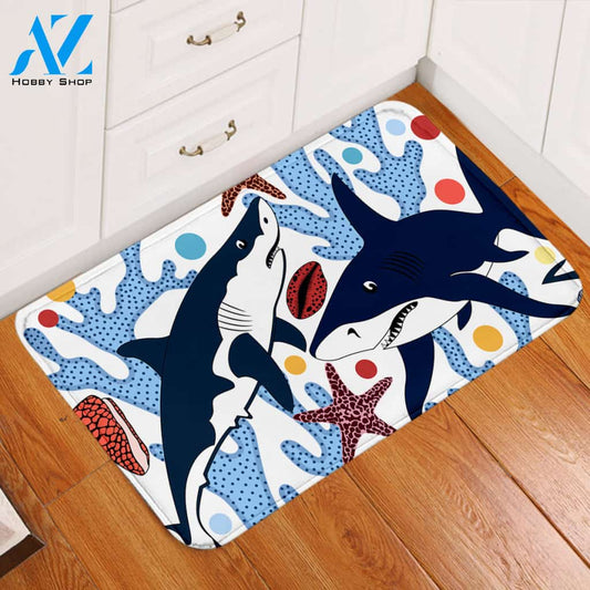 Corals & Sharks Door Mat