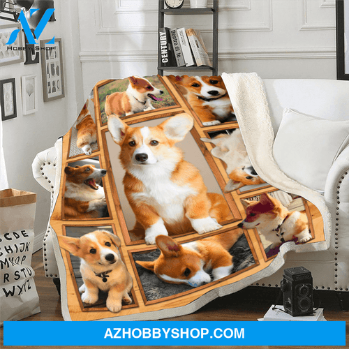 Corgi Blanket, Corgi 3D Dog Blanket Gift For Corgi Dog Lovers