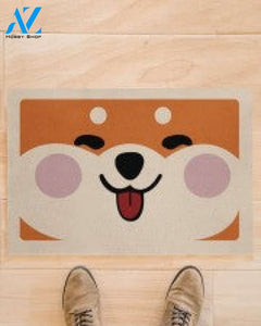 Corgi Cute Face Gift For Dog Mom Doormat