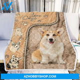 Corgi Lover Fleece Blanket