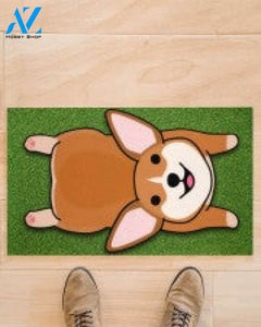 Corgi Lover Gift For Dog Mom Doormat