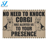 Corgi No Need To Knock Funny Indoor And Outdoor Doormat Warm House Gift Welcome Mat Funny Birthday Gift For Dog Lovers