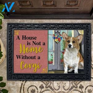 Corgi Suncatcher House Not A Home Doormat - 18" x 30"