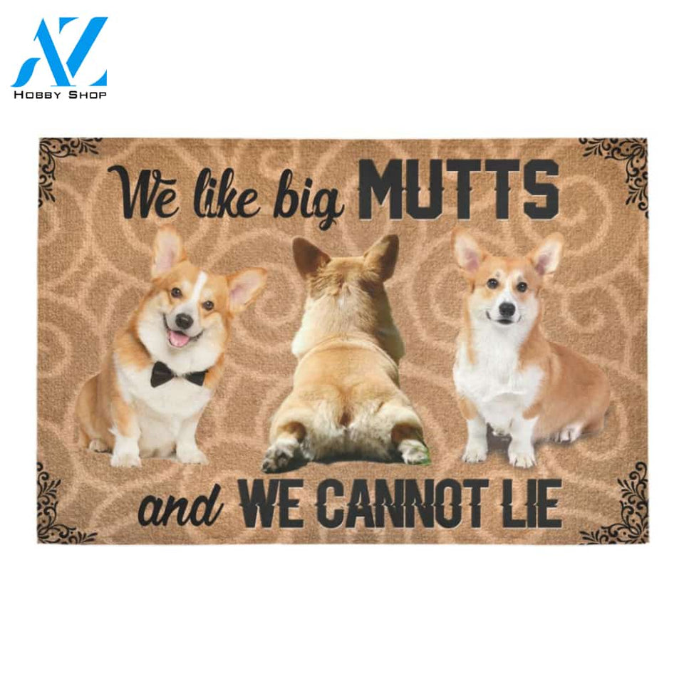 Corgi We Cannot Lie Doormat Indoor And Outdoor Mat Entrance Rug Sweet Home Decor Housewarming Gift Gift For Friend Family Stem Feminist