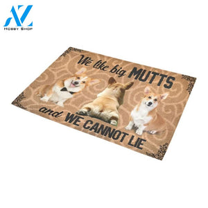Corgi We Cannot Lie Doormat Indoor And Outdoor Mat Entrance Rug Sweet Home Decor Housewarming Gift Gift For Friend Family Stem Feminist