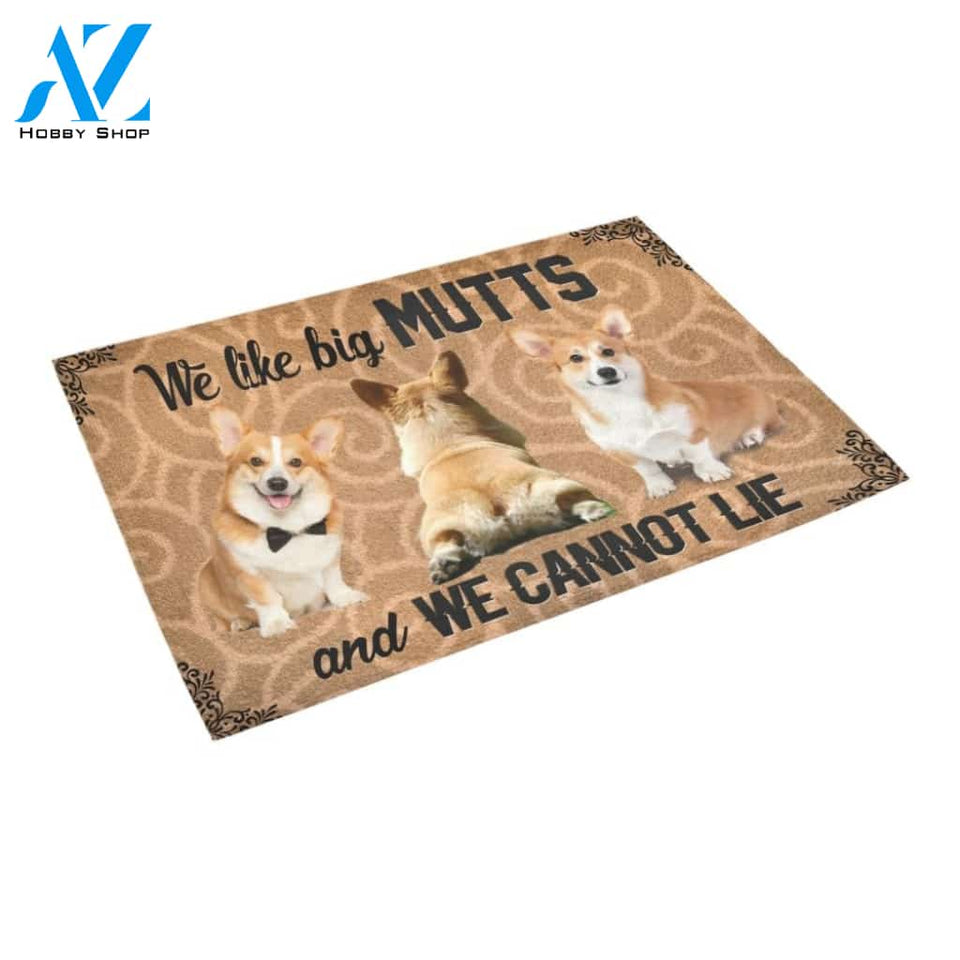 Corgi We Cannot Lie Doormat Indoor And Outdoor Mat Entrance Rug Sweet Home Decor Housewarming Gift Gift For Friend Family Stem Feminist