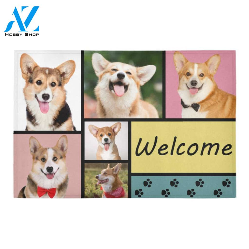 Corgi Welcome Doormat Indoor And Outdoor Mat Entrance Rug Sweet Home Decor Housewarming Gift Gift For Friend Family Stem Feminist