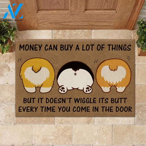 Corgi Wiggle Its Butt Doormat | Welcome Mat | House Warming Gift