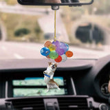 Corgi Dog Fly With Bubbles Car Hanging Ornament Dog Ornament Godmerch