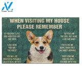 Corgi's Rules Doormat