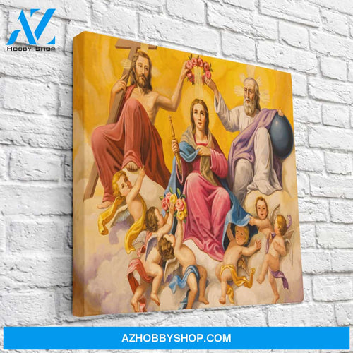 Coronation of the Virgin Mary Canvas Print