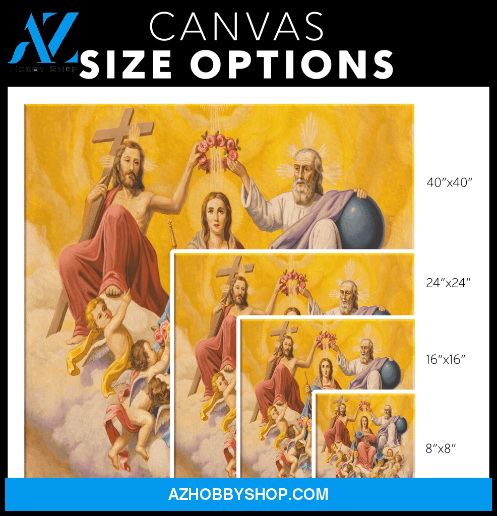 Coronation of the Virgin Mary Canvas Print