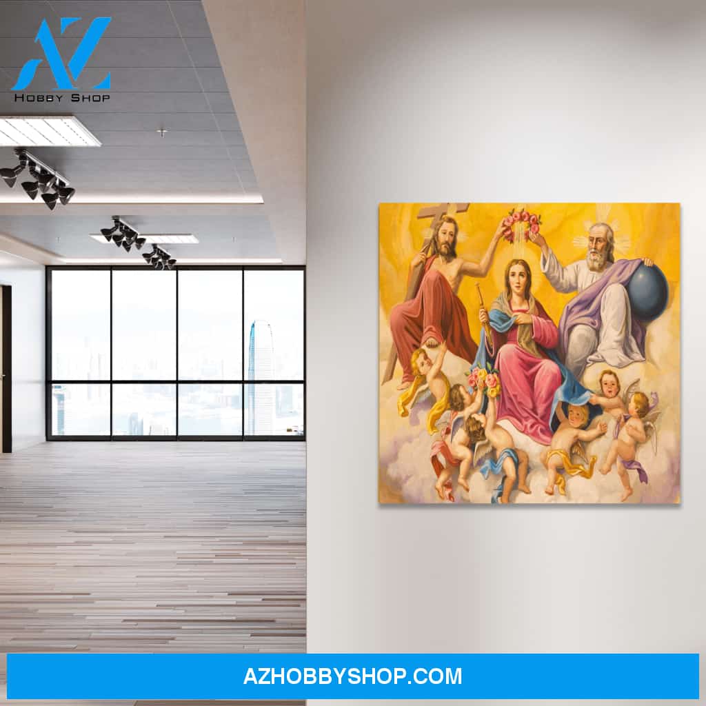 Coronation of the Virgin Mary Canvas Print