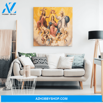 Coronation of the Virgin Mary Canvas Print