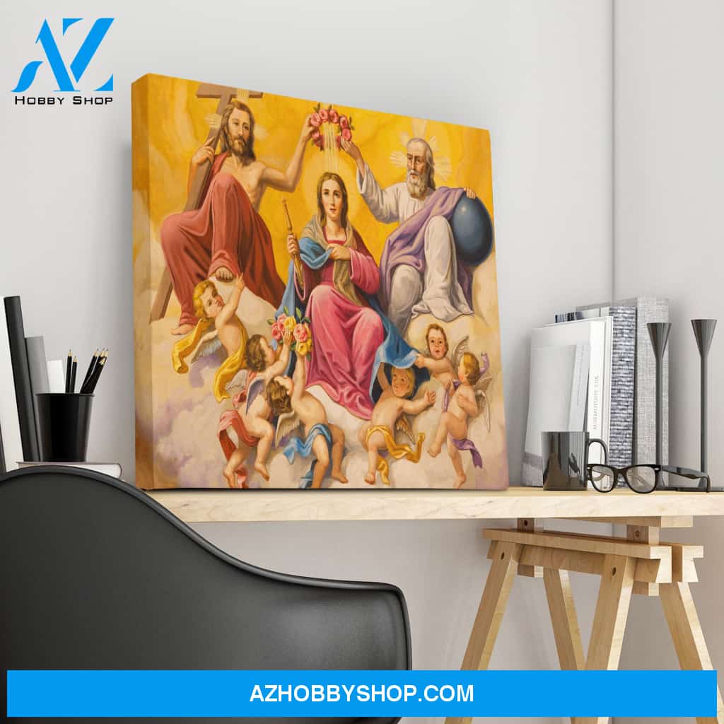 Coronation of the Virgin Mary Canvas Print