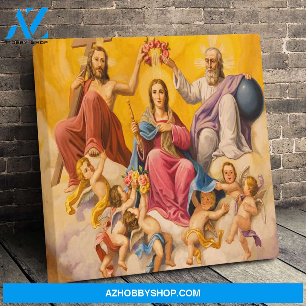 Coronation of the Virgin Mary Canvas Print