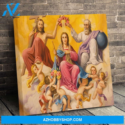 Coronation of the Virgin Mary Canvas Print