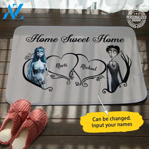 Corpse Bride Personalized Doormat