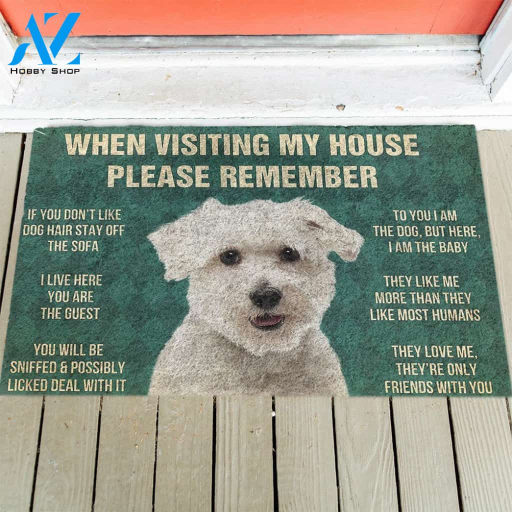 Coton de Tulear's Rules Doormat