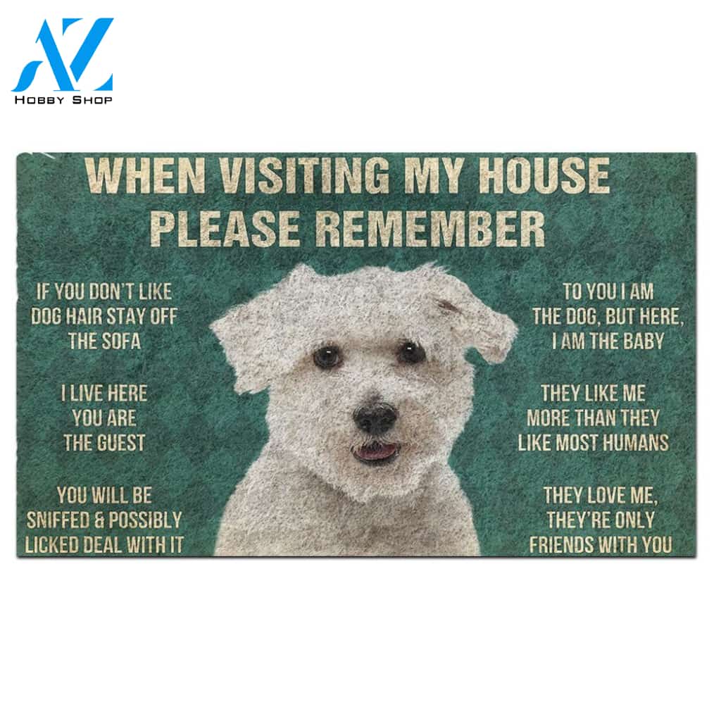 Coton de Tulear's Rules Doormat