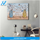 Cotton Flowers Farmhouse Hummingbirds Canvas The best things in life Wall Art Decor