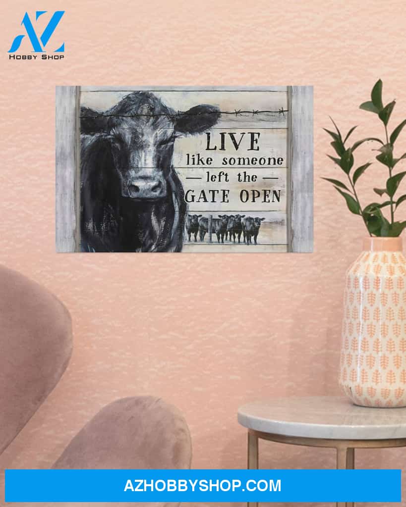 Country Girl Live Like Someone Horizontal Canvas Prints, Wall Decor Visual Art