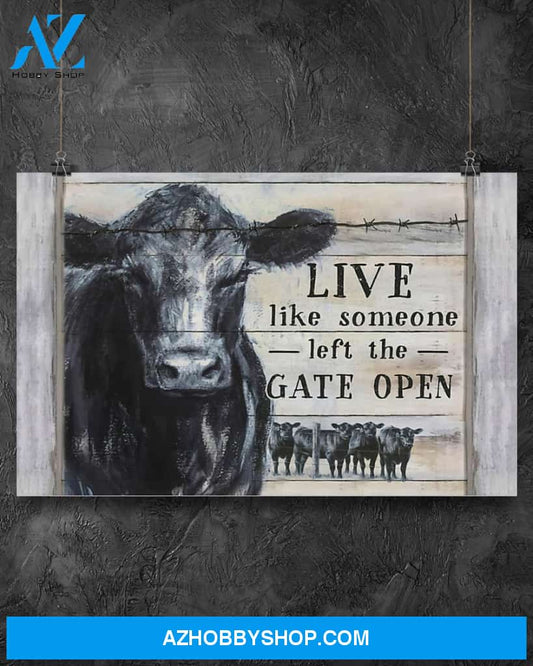 Country Girl Live Like Someone Horizontal Canvas Prints, Wall Decor Visual Art