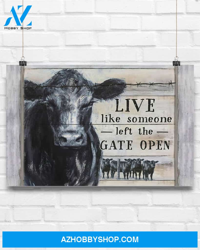 Country Girl Live Like Someone Horizontal Canvas Prints, Wall Decor Visual Art