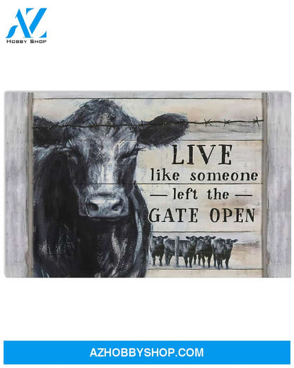 Country Girl Live Like Someone Horizontal Canvas Prints, Wall Decor Visual Art