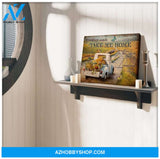 Zalooo Country Road Butterfly Wall Art Canvas