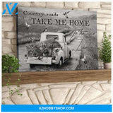 Country Road Hummingbird B&W Wall Art Canvas, Wall Decor Visual Art