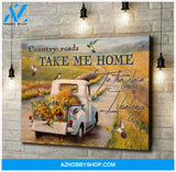 Country Road Hummingbird Wall Art Canvas