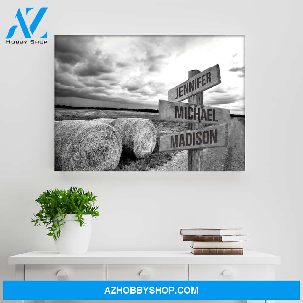 Country Road Multi-Names Premium Canvas